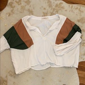 Free People Linen Blouse